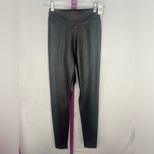 Aerie Black Faux Leather Leggings